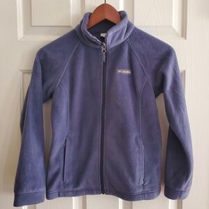 Columbia Girls Zipup Fleece Jacket size M (10/12)